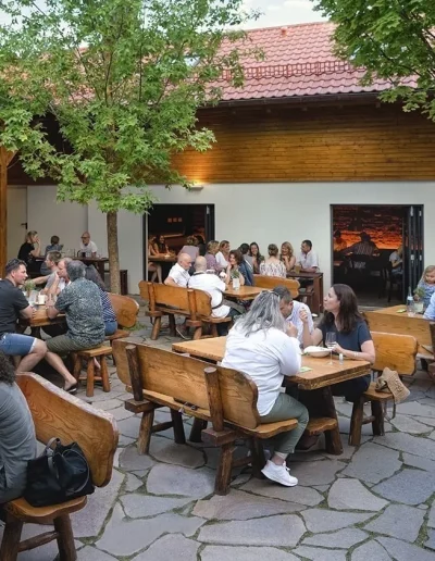 Der Innenhof im Braustüble gehört zu den schönsten Biergarten im Raum Pforzheim
